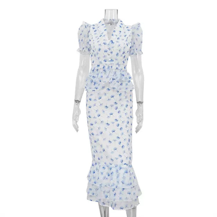 Set “BLUE FLOWER”